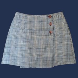 Vintage 90s A Byer Plaid Mini Skirt